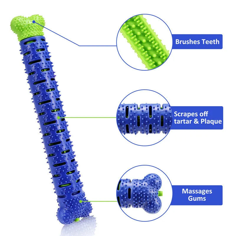 Dental Care Chew Toy For Dogs - Bone-shaped Dental Toy For Cleaning Teeth