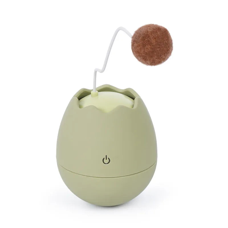 Interactive Cat Toy In Egg Shape - Toy With Moving Ball For Cats