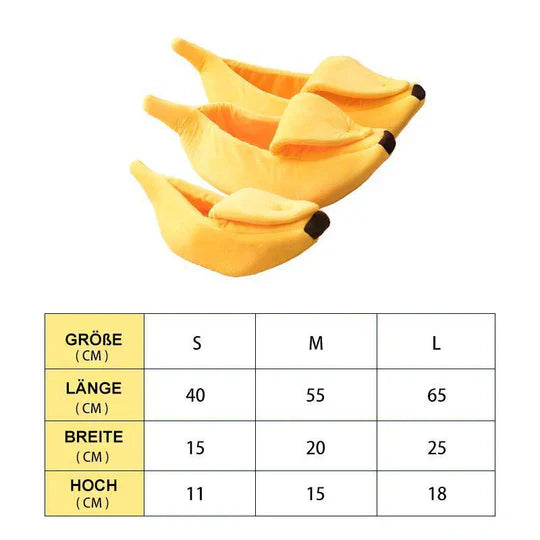 Banana - Shaped Pet Bed