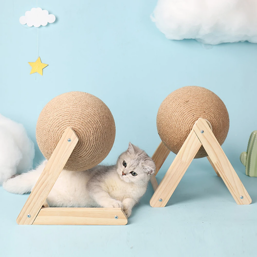 Cat Scratching Ball Made Of Sisal