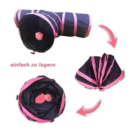 Bequee 3 - Way Foldable Pet Tunnel