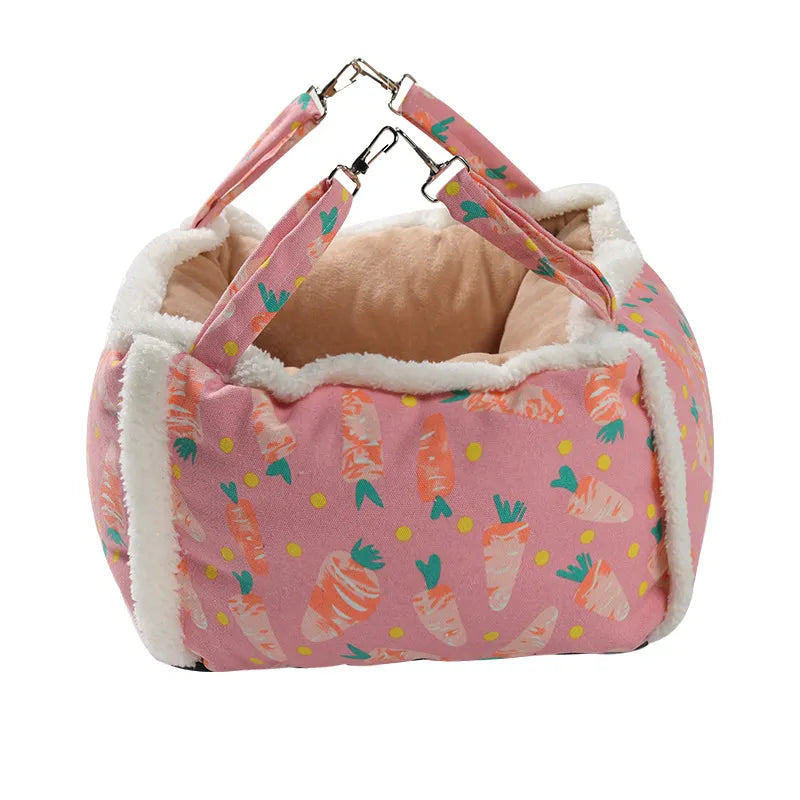Cat Sleeping Basket With Cute Cat Pattern - Soft And Cosy Basket For Cats