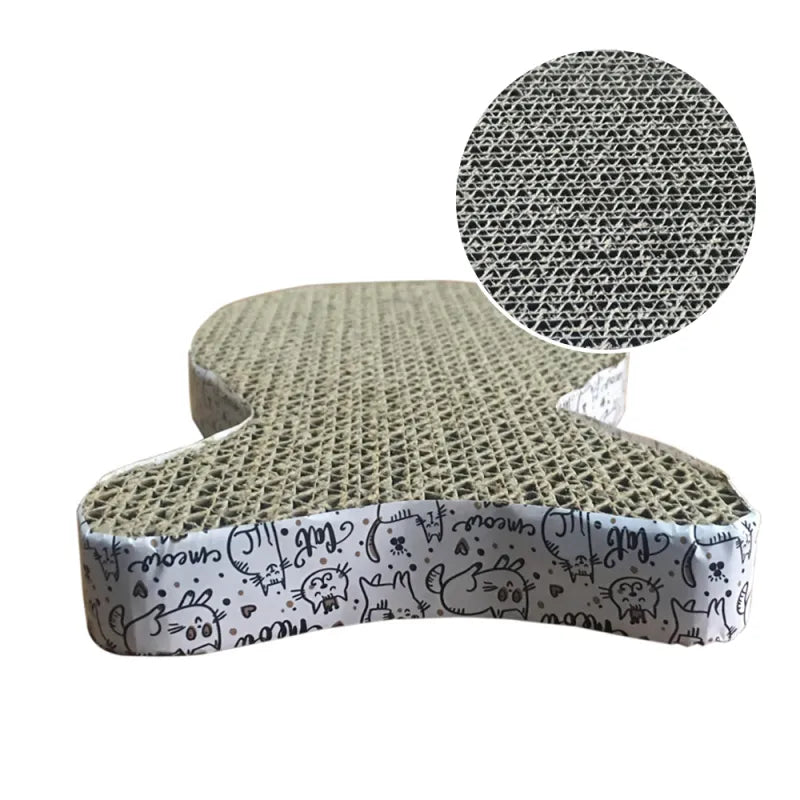 Cat Scratching Mat In Fruit And Animal Shapes - Scratching Board Made Of Corrugated Cardboard