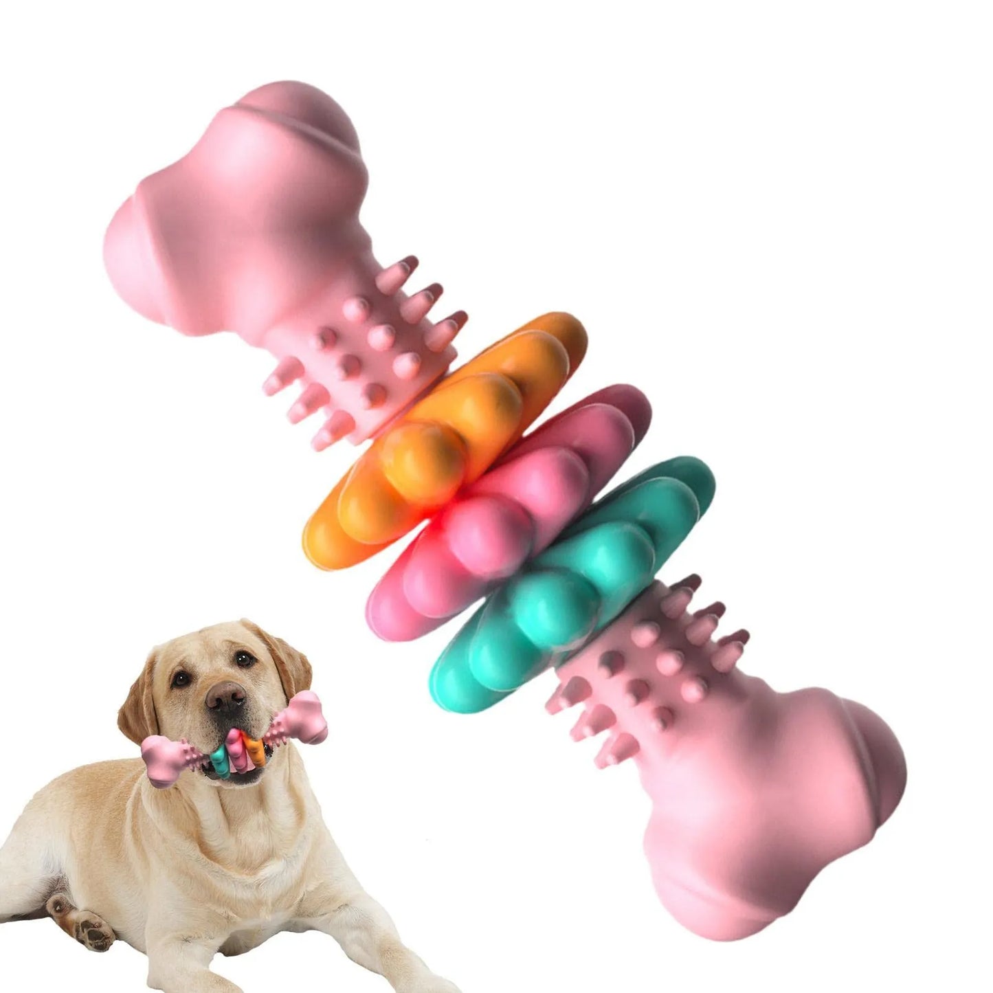 Dog Chew Toy With Teethers - Interactive Chew Toy For Dogs