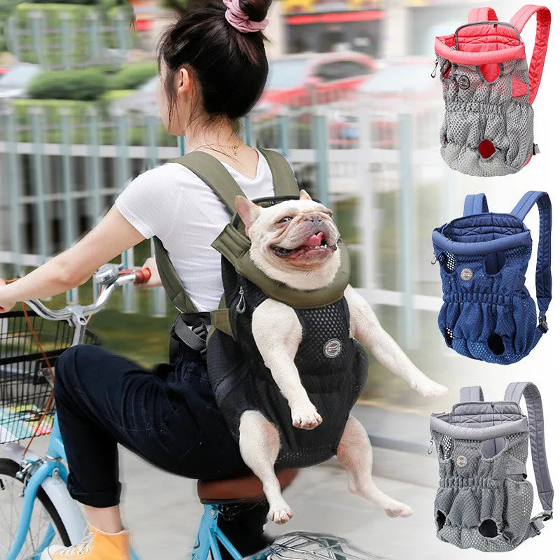 Portable Dog Carrier Backpack - Comfortable And Breathable For Pets