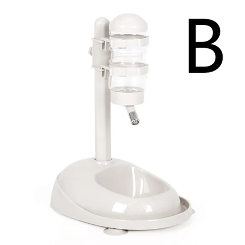 Automatic Pet Food And Water Dispenser With Double Tank - In Different Colors