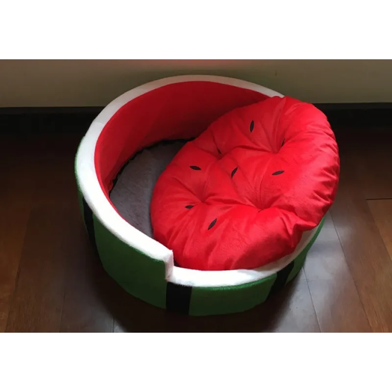 Dog Bed in Watermelon Design for Comfort and Relaxation
