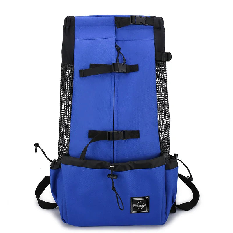 Travel Backpack With Mesh Pockets - Robust Design Adjustable Straps