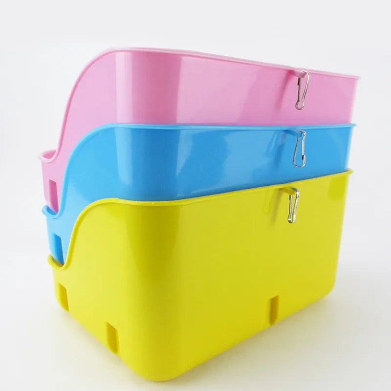 Plastic Litter Tray With Ventilation Grille - Practical And Easy To Clean