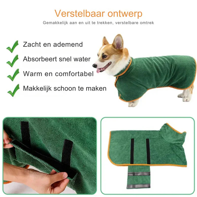 Comfortable Dog Bathrobe