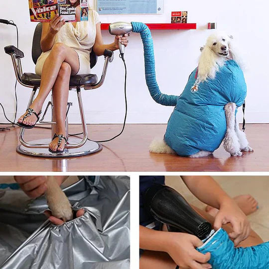 Pet Drying Coat With Warm Air Function