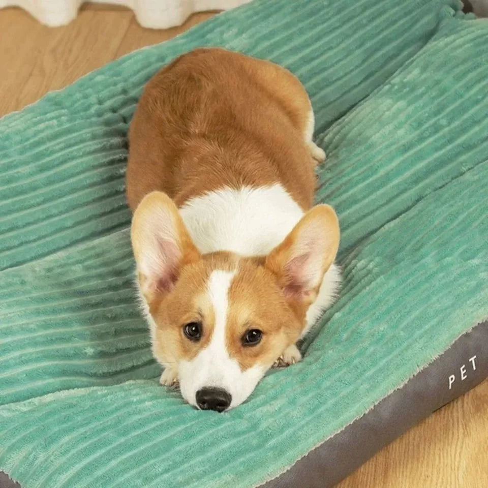 Ergonomic Dog Cushion with Removable Cover