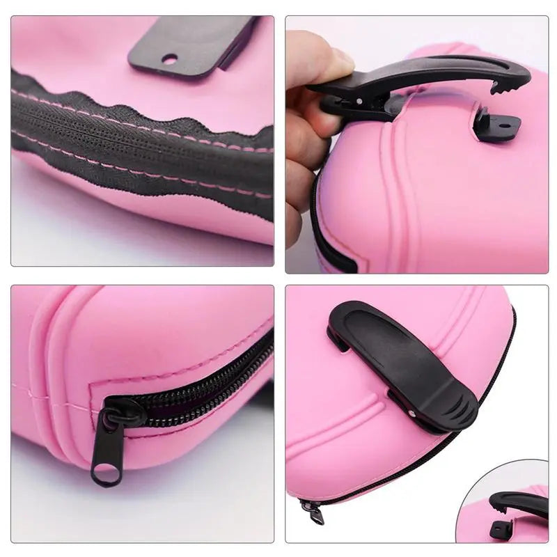 Pop-it Keychain With Zipper - Stress Reliever Toy And Storage Bag