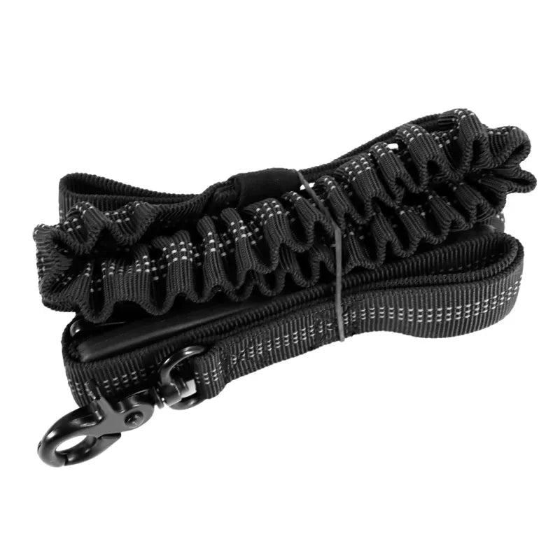 Elastic Dog Lead With Shock Absorption - Shock-absorbing Lead For Walks
