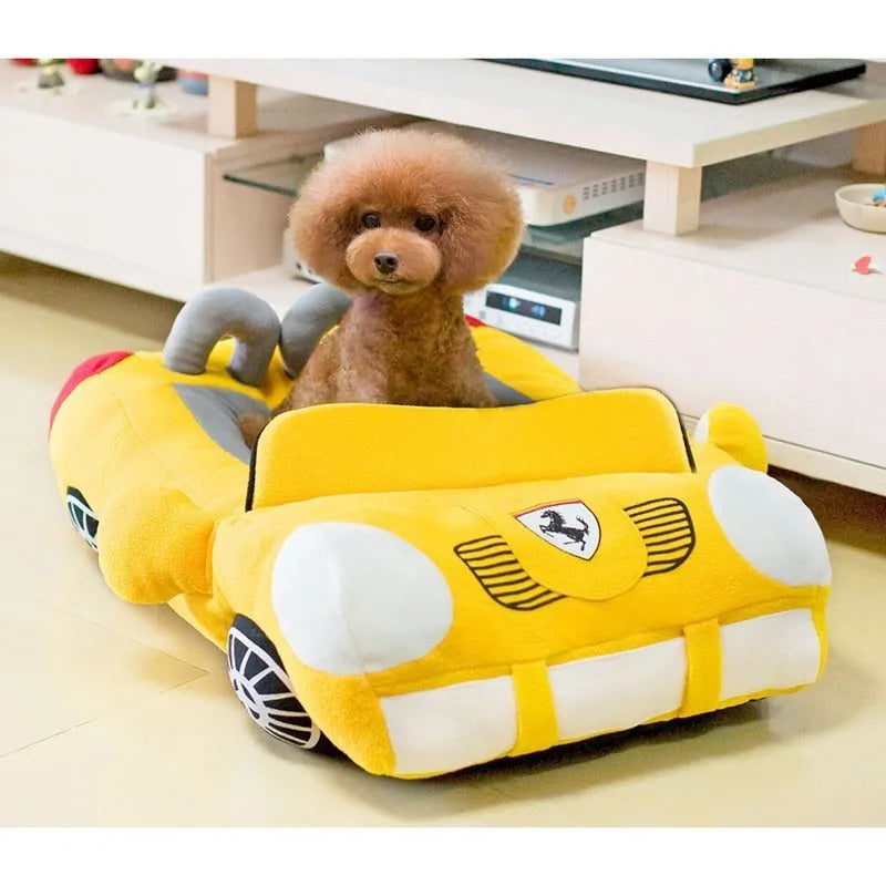Cozy Dog Bed In Sports Car Design For Small Dogs And Puppies