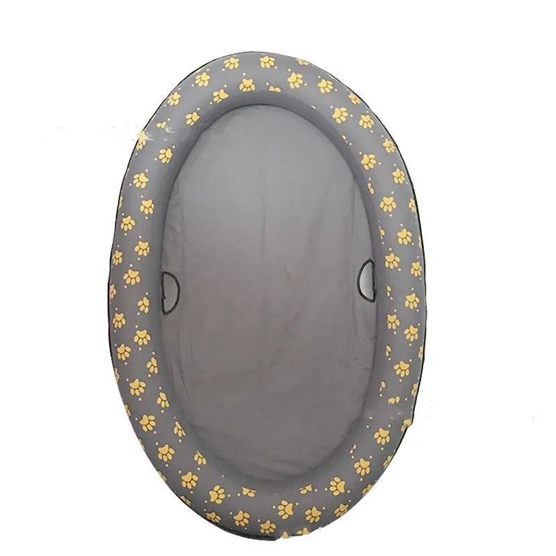 Dog Bathtub - Inflatable Dog Bathtub For Pets With Floral Pattern For Indoor And Outdoor Use