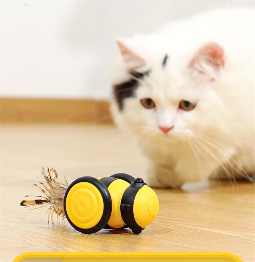 Remote-controlled cat toy