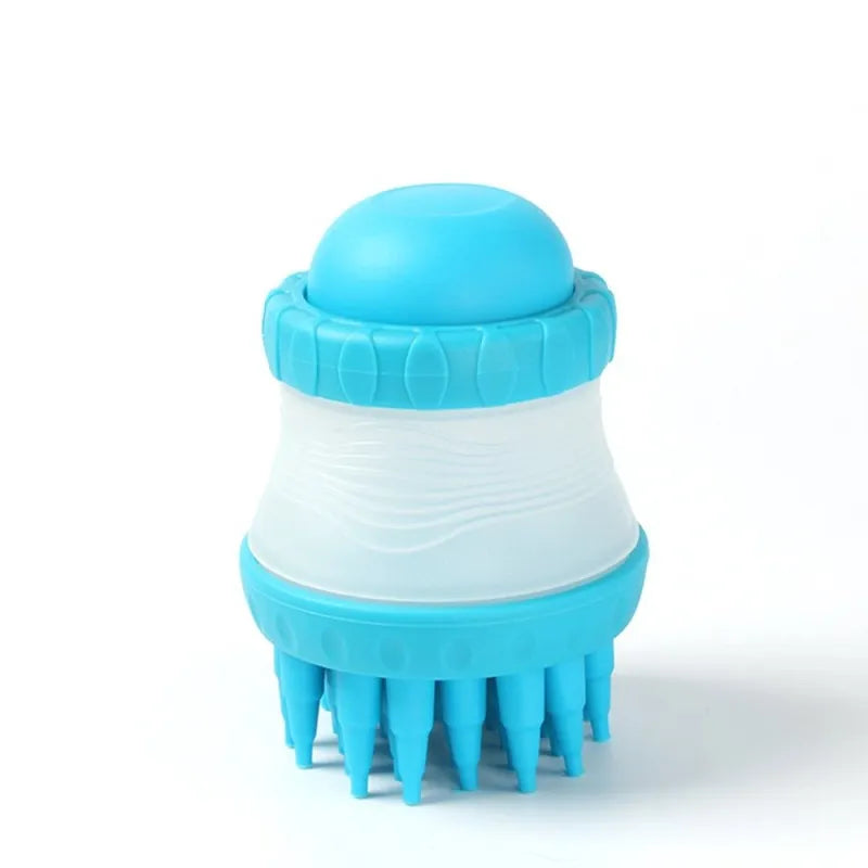 Silicone Pet Brush For Grooming - Dog Cat Massage Brush For Bathing