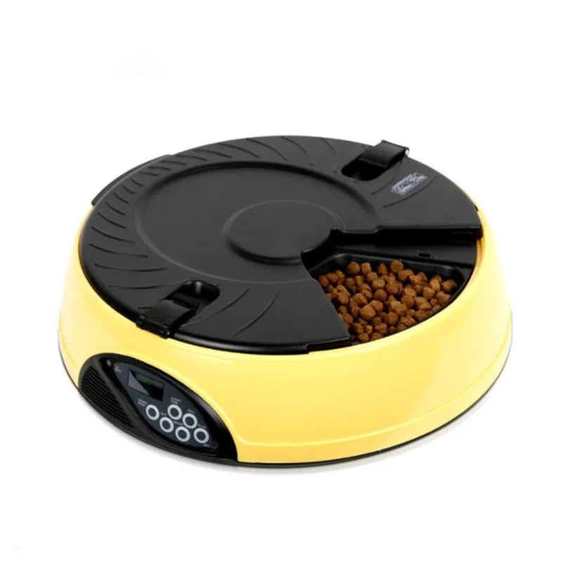 Automatic Food Dispenser For Dogs And Cats With Timer And Portion Control