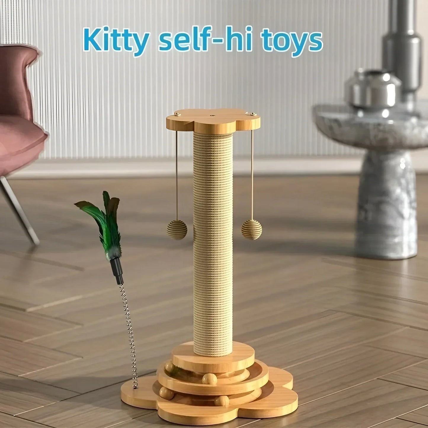 Wooden Toys For Cats 24x40