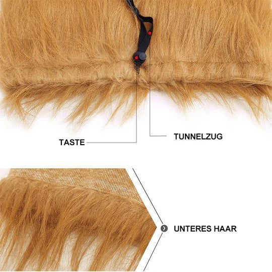 Lion 's Mane Dog Costume