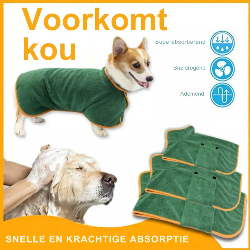 Comfortable Dog Bathrobe