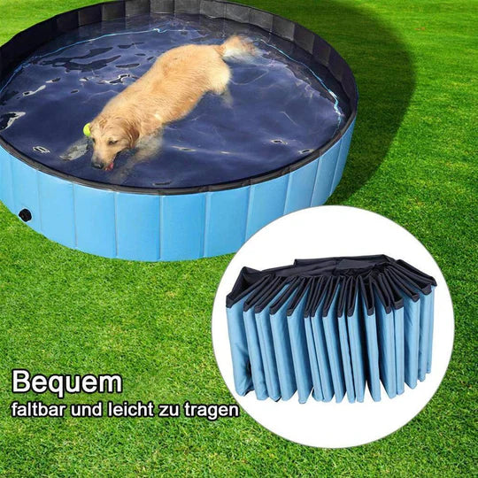 Folding Dog Pool For Garden And Outdoor Use