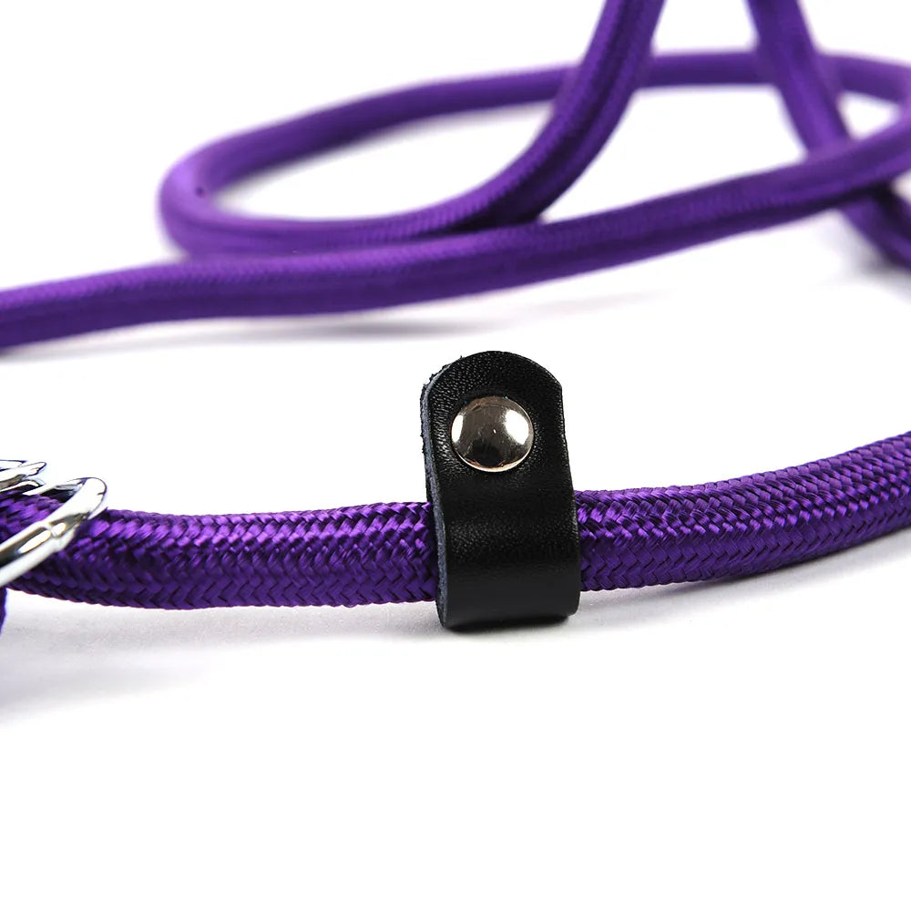 Dog Leash Made Of Durable Rope With Snap Hook For Safe Walking