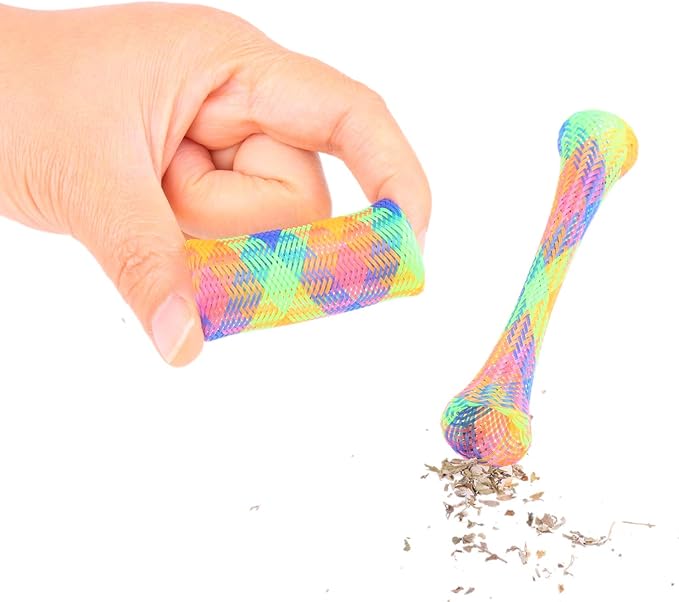 Flexible Cat Toy - Flexible Mesh Sticks For Interactive Playtime Fun