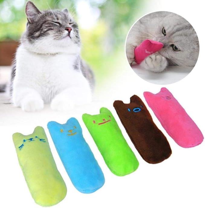 Teeth Grinding Catnip Toy Funny Interactive