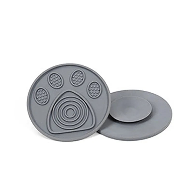 Silicone Treat Mat For Dogs - Non-Slip Wall Mat For The Dog Bath