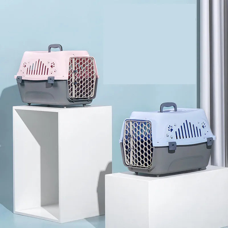 Portable Pet Carrier - Robust Dog Cages For Traveling Iata Compliant