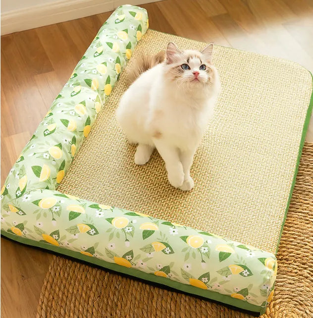 Cooling Mat For Cats With Raised Edge - Summer Refreshment For Pets