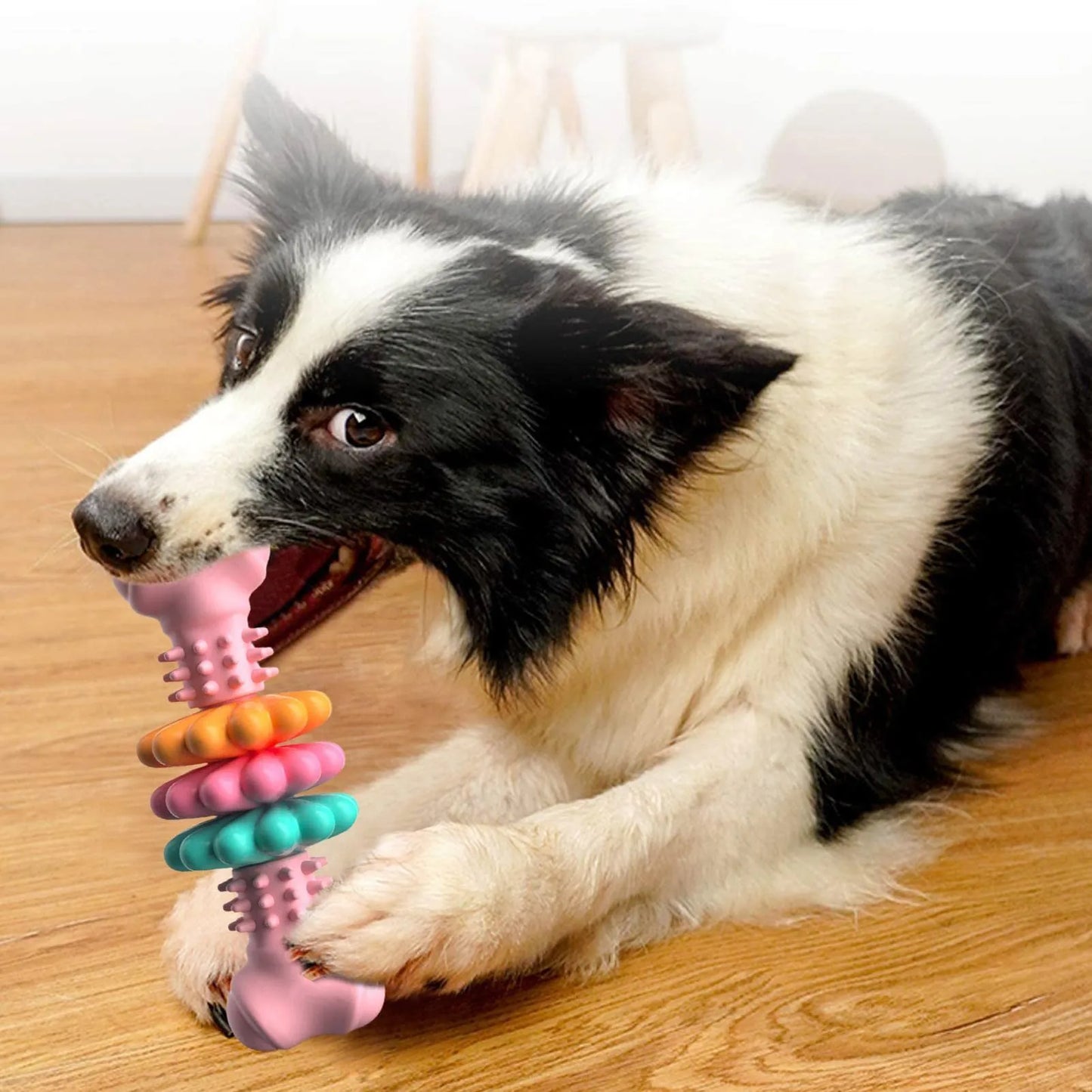 Dog Chew Toy With Teethers - Interactive Chew Toy For Dogs