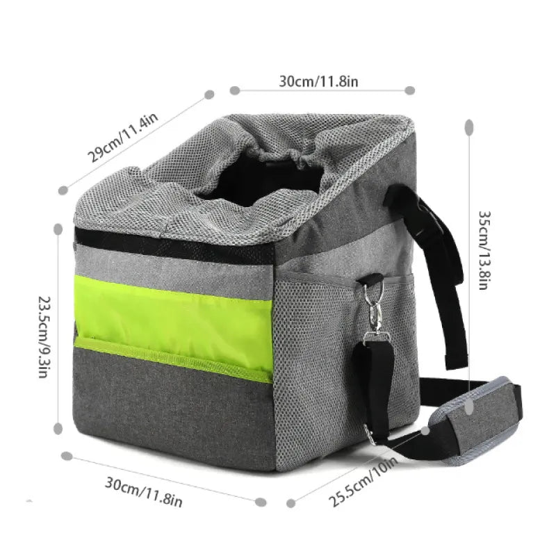 Dog Carrier For The Car - Compact And Safe Dog Carrier Bag With Sturdy Structure
