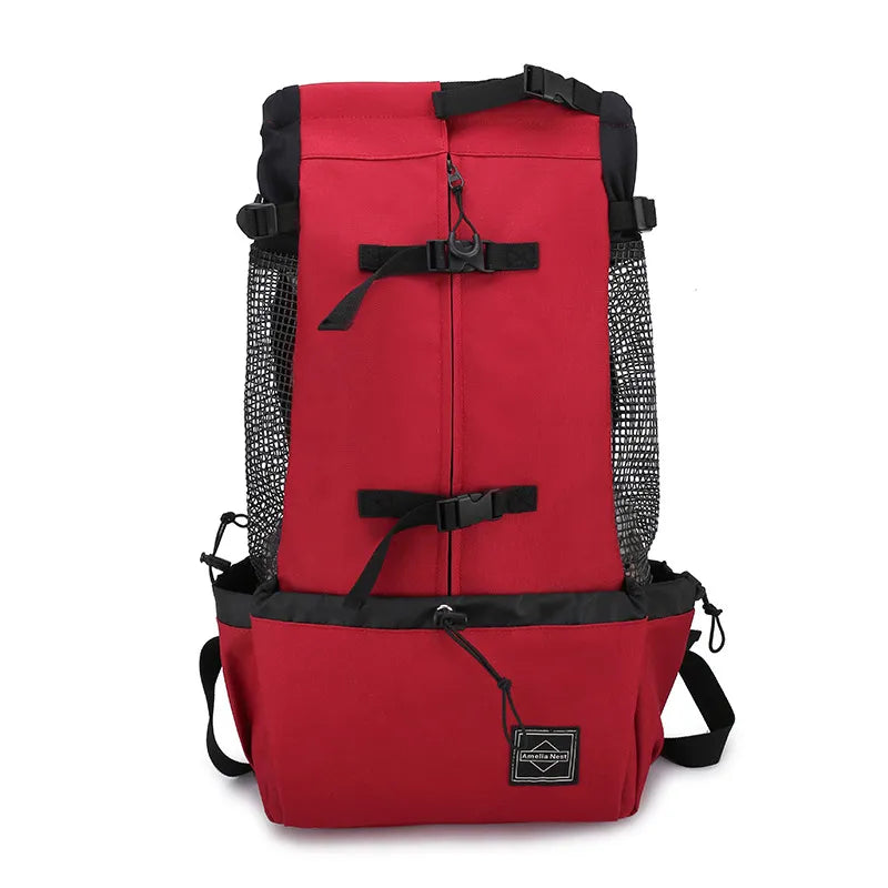 Travel Backpack With Mesh Pockets - Robust Design Adjustable Straps