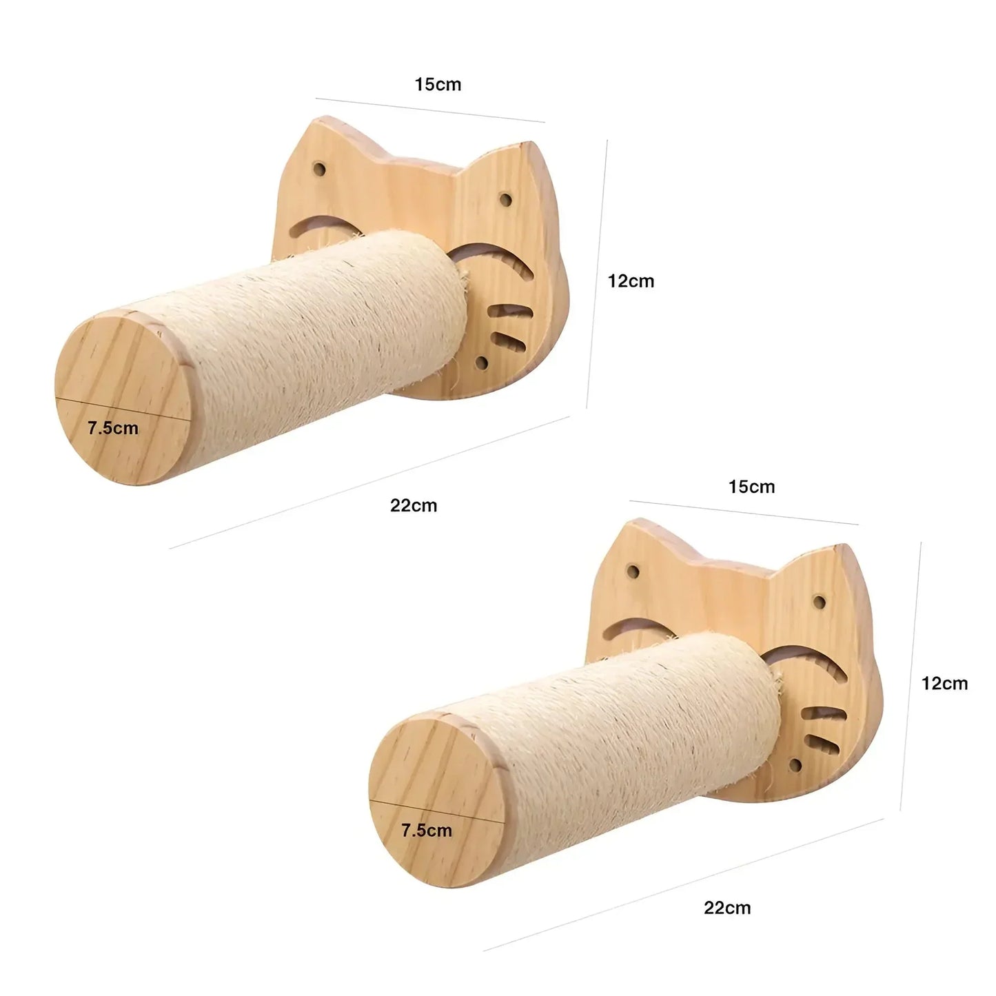 Customizable Cat Wall Scratching Tree