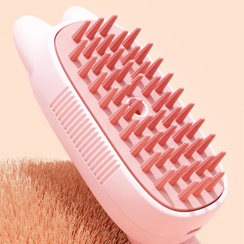Electric Massage Brush With Cat Ears For Relaxing Scalp Care