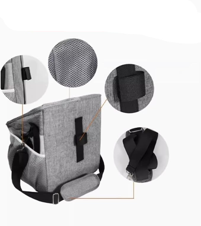 Dog Carrier For The Car - Compact And Safe Dog Carrier Bag With Sturdy Structure