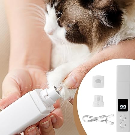 Digital Claw Grinder for Pets with Led Display and Quiet Operation