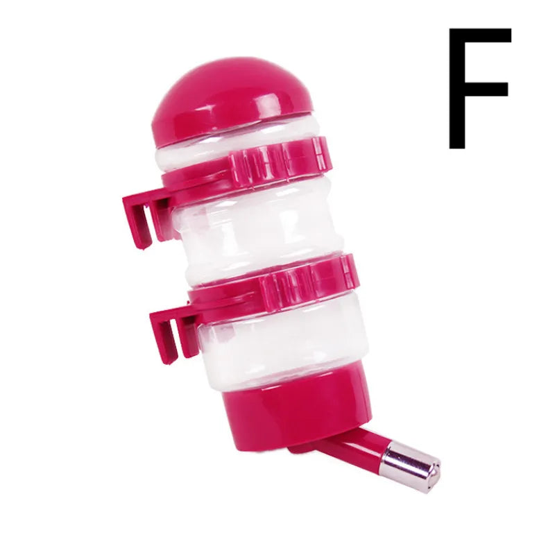 Automatic Pet Food And Water Dispenser With Double Tank - In Different Colors