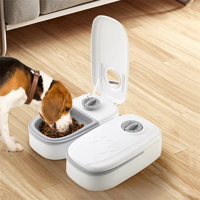 Automatic Food Dispenser With Timer For Cats And Dogs