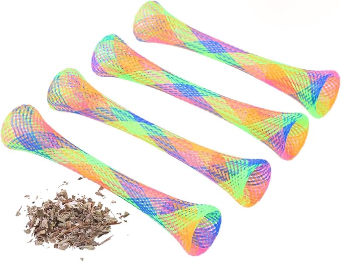 Flexible Cat Toy - Flexible Mesh Sticks For Interactive Playtime Fun