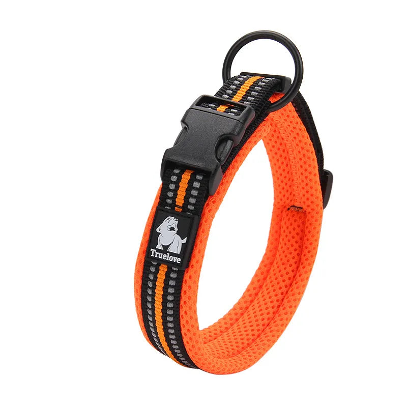 Truelove Reflector Dog Collar - Breathable And Adjustable For Maximum Comfort