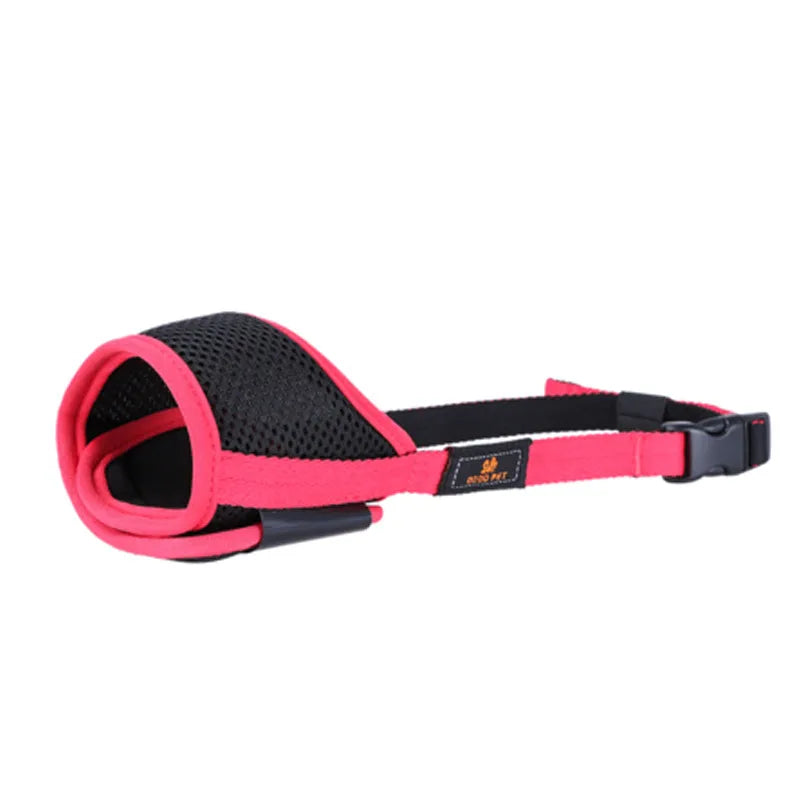 Dog Muzzle Made Of Mesh Fabric - Comfortable And Breathable For Dogs