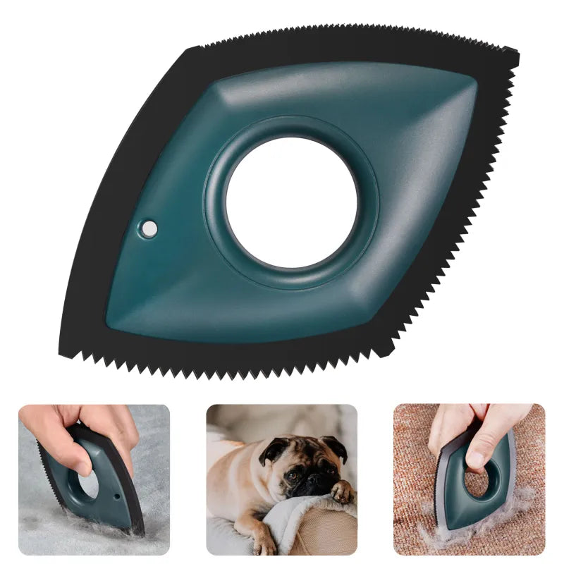 Effective Pet Hair Remover For Furniture Carpets And Clothing With Ergonomic Handle