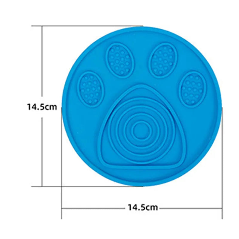 Silicone Treat Mat For Dogs - Non-Slip Wall Mat For The Dog Bath