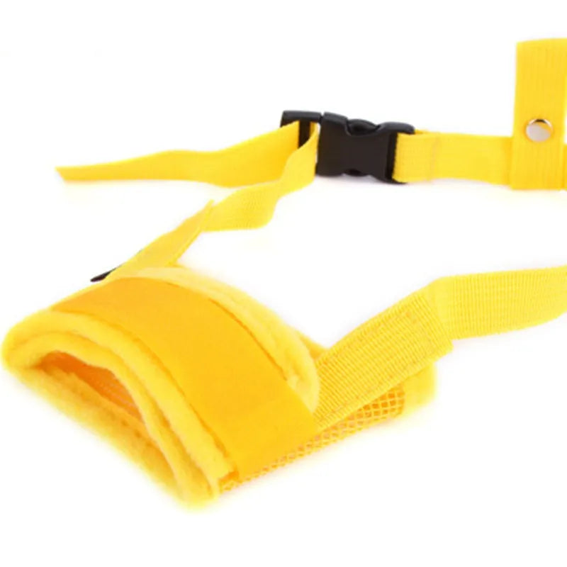 Dog Muzzle Made Of Mesh Fabric - Comfortable And Breathable For Dogs