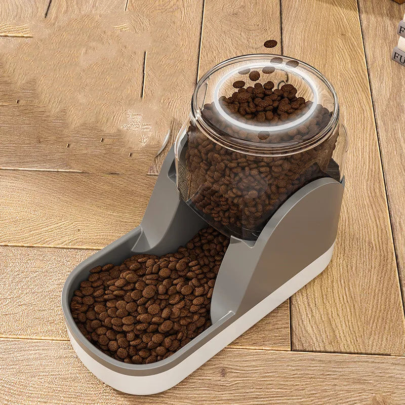 Automatic Food And Water Dispenser For Dogs And Cats - 3.8l Capacity