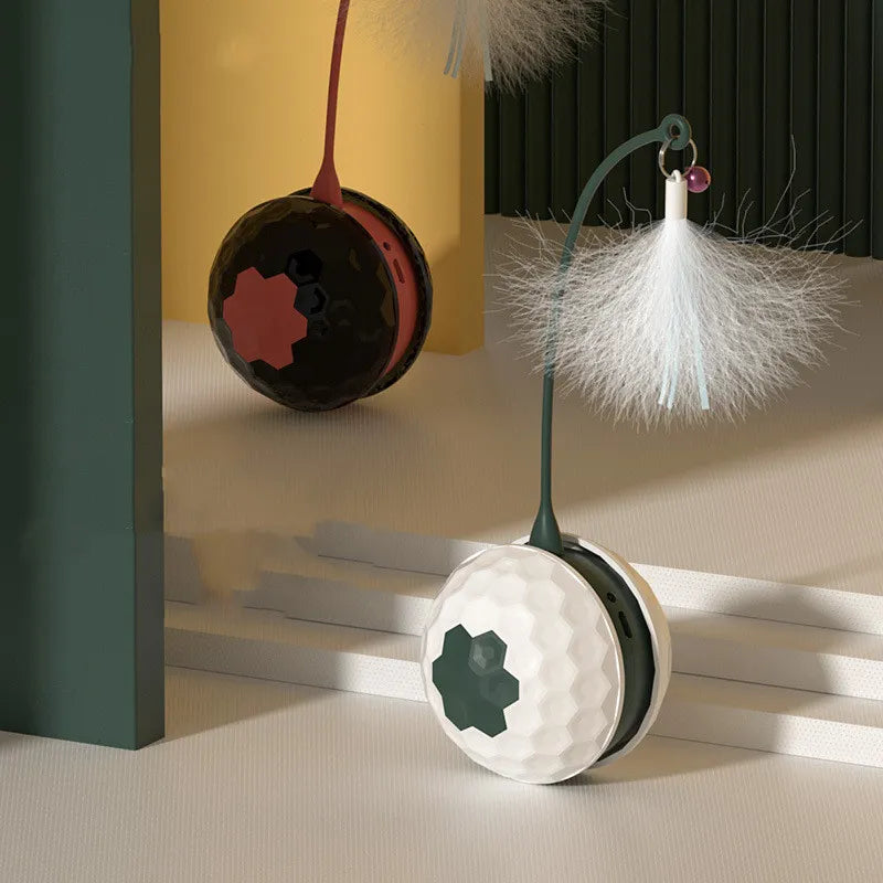 Interactive Cat Toy With Spring - Electronic Toy Ball For Cats